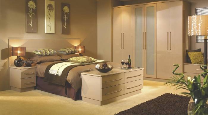 Modular bedroom furniture for easy setup